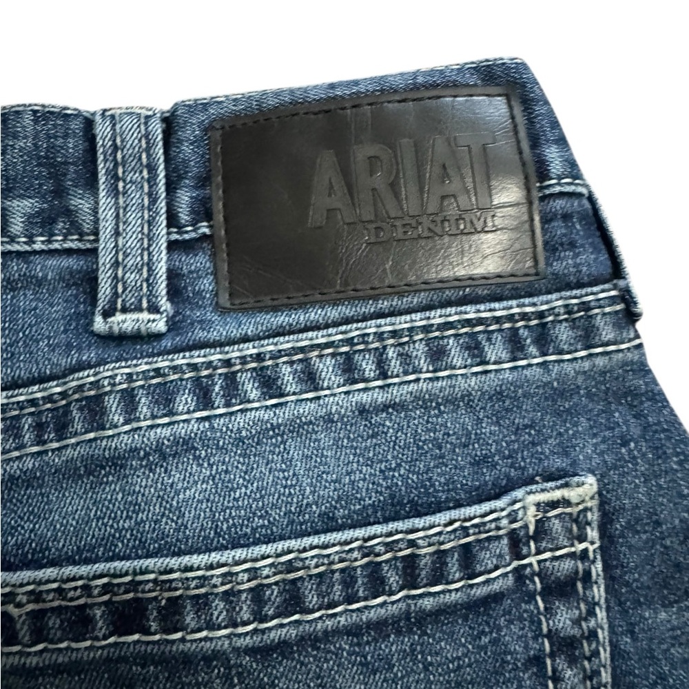Ariat Men's Slim Fit Straight Jeans - Picture 4 of 7